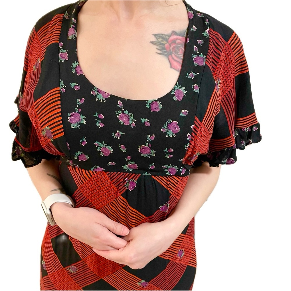 Vintage 1970s Young Innocent by Arpeja Open-Back Maxi Dress – XS/Small - Picture 3 of 15